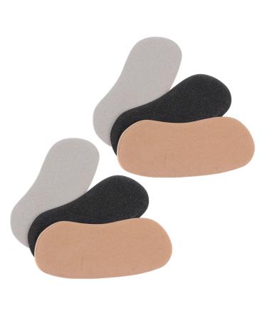Healeved 6pcs Anti-Drop Half Size Mat Inserts for Shoes Women Comfort Sneaker Protector Sofsole Womens Shoe Inserts Slingback Grips Heel Grips for Sneakers Silicone Heel Protectors Soft Gel Assorted Color 10.5x4.3x0.6cm