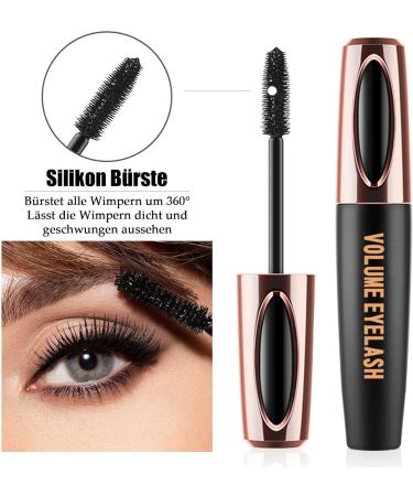 EONFAVE 5D Mascara waterproof black for extreme length and full volume waterproof and smudgeproof mascara with eyelash lengthening effect sweatresistant and durable eye makeup eyelash extension - Buy Online on GoSupps.com