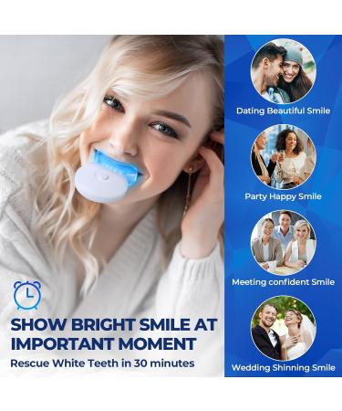 Teeth Whitening Kit - Bleaching Teeth Set | LED Gel Tooth Bleach for Whiter Teeth (24ml) - Buy Online on GoSupps.com