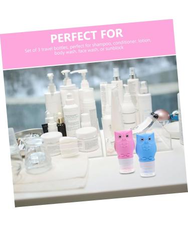 FRCOLOR 3pcs Multicolor Travel Storage Bottles - Perfect Cosmetic Packaging for International Shipping - Buy Online on GoSupps.com