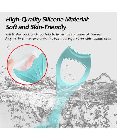 2 Pack Makeup Cosmetic Eyelash Tool | Lashes Buddy Mascara Shield Applicator | Upper Lower Eye Lash Brush Tool - Buy Online on GoSupps.com