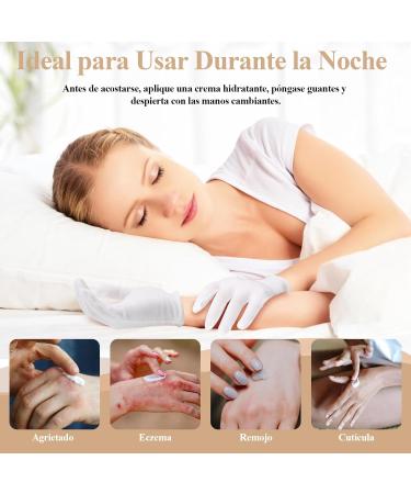 Zykort Reusable Cotton Gloves - 11 Pairs White Moisturizing Gloves for Dry Hands Eczema & Jewelry Inspection - Buy Online on GoSupps.com