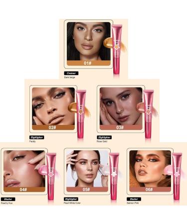  IAEXUOQC Liquid Illuminator Highlighter Shimmer Highlighter Makeup Cream Face Illuminator Stick Liquid Light Highlighter Serum Illuminate the Face - Buy Online on GoSupps.com