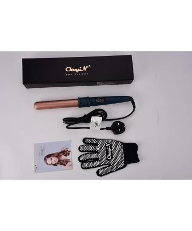 32mm Professional Ceramic Curling Wand for Long Beach Waves - Adjustable Temperature, Dual Voltage - Rose Gold - Buy Online on GoSupps.com