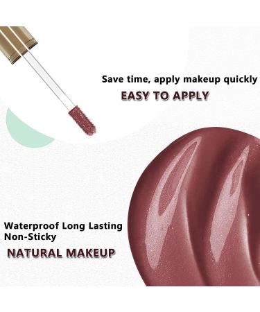 Lips Makeup Lip Gloss Plumper - Nude Glitter Glossier for Hydrating Plumping Moisturizing Glow, Long Lasting Waterproof Lip Stain - Liquid Lipstick (07) - Buy Online on GoSupps.com