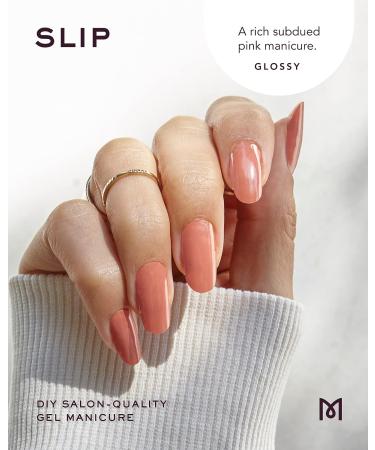 MANIME Gel Nail Wraps (Slip) - Long Lasting At-Home Salon-Quality Manicure | No UV Lamp Required | 18pc Set with Nail File, Prep Pad, Mani Stick - Buy Online on GoSupps.com
