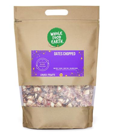 Wholefood Earth Wholefood Earth Chopped Dates - Non GMO - Vegan - Dairy Free - No Added Sugar 2kg
