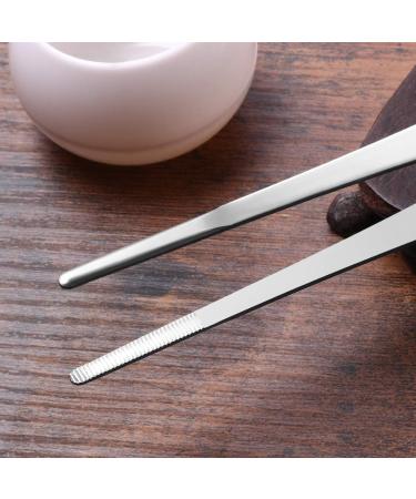 ULTNICE 2pcs Stainless Steel Feeding Pliers Tweezers for Reptiles - Straight & Curved for Snakes Lizards & Spiders (Silver) | Shop Internationally - Buy Online on GoSupps.com