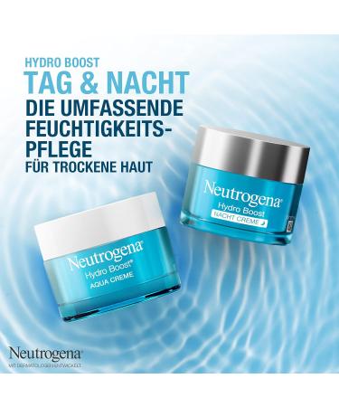 Neutrogena Hydro Boost Day & Night Facial with Aqua Cream (50ml) & Night Cream (50ml) Hydrating Day Cream & Night Cream with Hyaluronic Acid - Buy Online on GoSupps.com