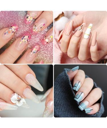 500 Piece White Nail Tips - Acrylic Artificial Nails for Nail Studios & DIY Art - 10 Sizes with Storage Case - Buy Online on GoSupps.com