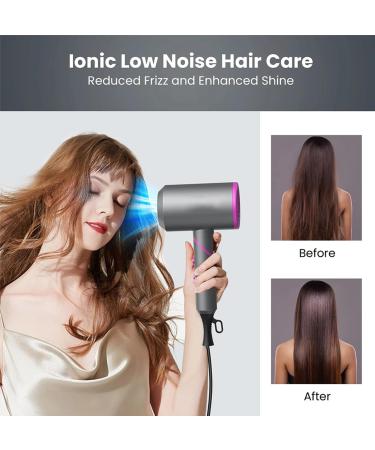 Buy D090 Foldable Hair Blow Dryer with Diffuser - 1875W Ionic Hair Dryer for Thick & Curly Hair - Fast Drying & Damage-Free | International Shipping Available - Buy Online on GoSupps.com