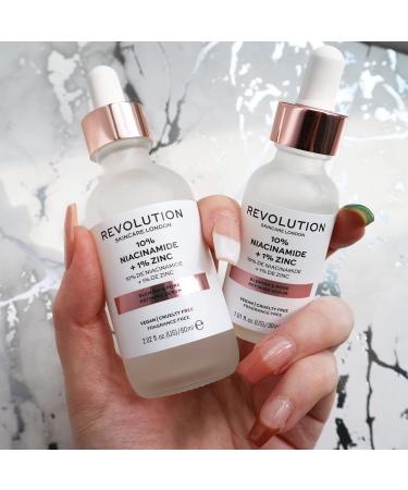 Revolution Skincare Blemish & Pore Refining Serum - 10% Niacinamide, 1% Zinc - Vegan & Cruelty Free - 30ml - Buy Online on GoSupps.com