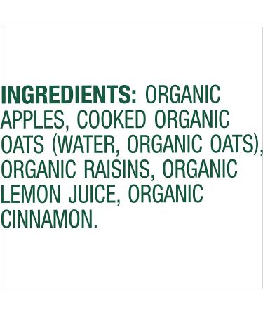 Sprout Organic Baby Food - Apple Oatmeal Raisin with Cinnamon - 6 Months+ - 3.5 oz - Buy Online on GoSupps.com