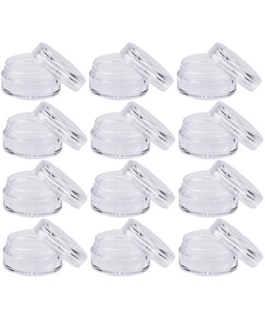 12 Pcs Travel Cosmetic Jar Pots 5ml Creams Make-up Sample Containers with Lids for Women Glitter Nail Art Storage Bottles - Buy Online on GoSupps.com