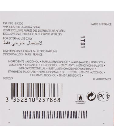 Kenzo Flower Tag Eau de Parfum Spray 3.4 Ounce - Buy Online on GoSupps.com