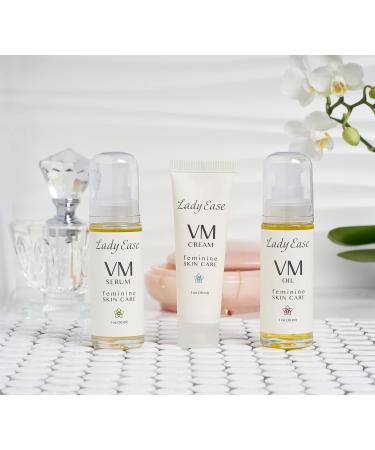 Organic Vaginal Moisturizer Set - VM Oil Serum & Cream for Dryness Relief | Hydrate Nourish & Protect - 3oz | Worldwide Shipping - Buy Online on GoSupps.com