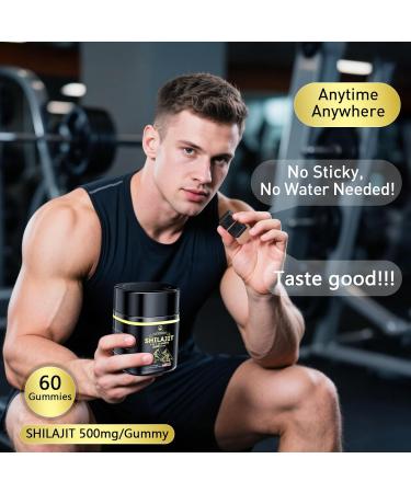 Eullsi Pure Shilajit Gummies for Men & Women Organic Ashwagandha Gummies 85+ Trace Minerals & 75% Fulvic Acid for Energy Stamina & Immune Support Vegan Non-GMO - Buy Online on GoSupps.com
