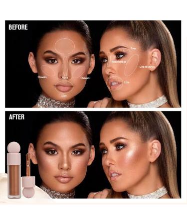 Liquid Luminizer Stick Silky Formula Liquid Highlighter Shimmering Long Lasting Brighten 7.5ml for Face for Eyes - Buy Online on GoSupps.com