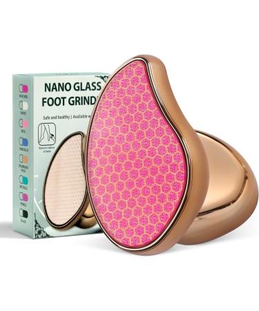 Nano Glass Heel Scraper - Foot Shower Scrubber & Dead Skin Remover | Pink Pedicure Tool for Back Arms & Legs Care - Buy Online on GoSupps.com