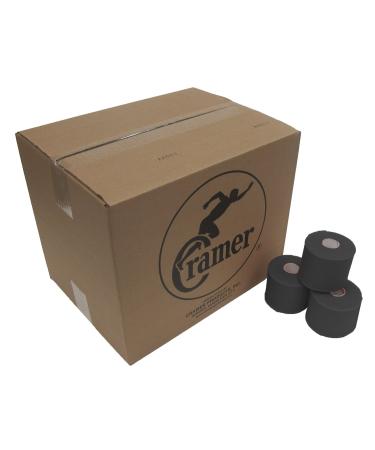 Cramer Tape Underwrap Bulk Case of 48 Rolls of PreWrap for Athletic Taping Hair Tie Headband Patellar Support Pre-Wrap Athletic Tape Supplies 2.75 X 30 Yard Rolls of Pre Wrap Black