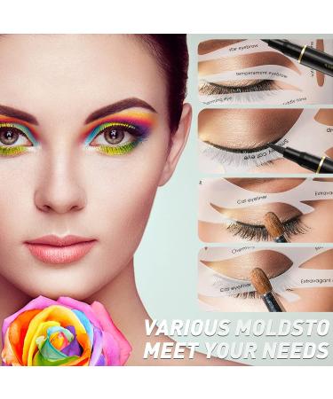 Variety of Shapes Quick Make-Up Stencils: Eyeliner Molds & Template for Easy Eyeshadow Application - Buy Online on GoSupps.com