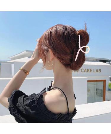 Pack of 3 Metal Non-Slip Hair Claw Clips for Women & Girls Perfect for Thick & Thin Hair - Buy Online on GoSupps.com
