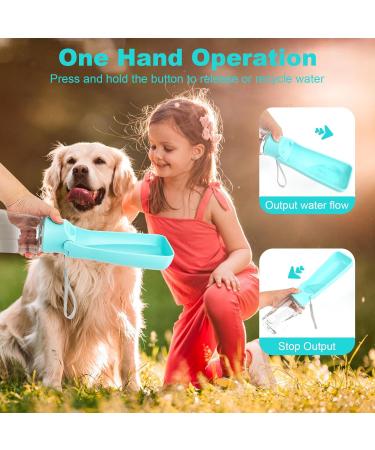 VFANDV Portable Pet Drinking Bottle - Leak-Proof 550ml Dog & Cat Water Bottle for Travel Hiking & Daily Walks - Buy Online on GoSupps.com