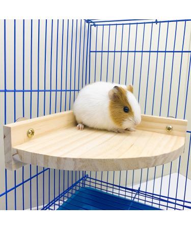 3PCS Hamster Wooden Platform Perch Stand Natural Bird Budgie Toys and Accessories Parrot Cage Perch for Chinchilla Mouse Rat Dwarf Hamster Small Animals - Box Packaging - Buy Online on GoSupps.com
