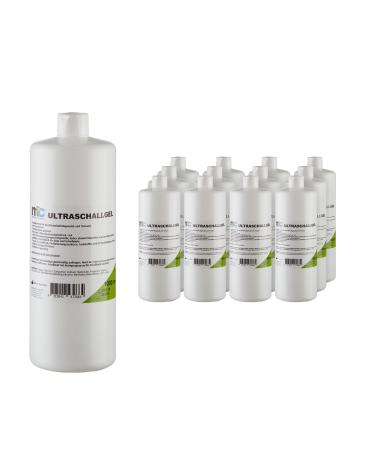 Medicalcorner24 ultrasound gel sonography gel contact gel conductive gel gel 12 x 1 liter bottle 12 x 1 000 ml