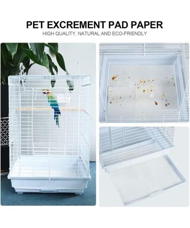 POPETPOP 100pcs Disposable Bird Cage Liners - Non-Woven Absorbent Cushion Pad for Parrot Cages - Buy Online on GoSupps.com