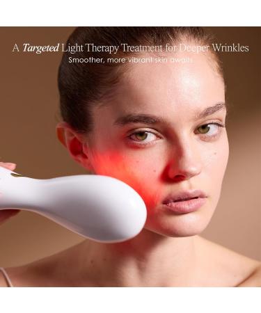 LumaGlow Red LED Light Therapy by Project E Beauty | Skin Rejuvenation and Anti-Aging | Diminish Fine Lines & Wrinkles | Improve Skin Elasticity | Handheld Device for Spa & Home Use - Buy Online on GoSupps.com