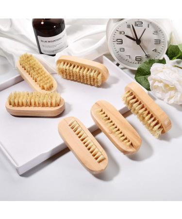 6-Piece Double Sided Wooden Nail Cleaning Brushes for Men, Women, Kids - Nail Scrub Brushes for Manicure/Pedicure Supplies - Buy Online on GoSupps.com