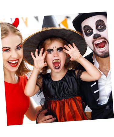 Nolitoy 10 Stk Creepy Halloween Teeth - Vampire Zombie Pumpkin Costume Accessories - Realistic PVC Dental Props for Cosplay & Dress-Up - Buy Online on GoSupps.com