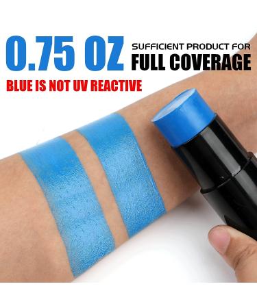 Latibell Blue Face Paint Stick (0.75 oz) - Professional Neon Makeup for Halloween, SFX & Cosplay - Buy Online on GoSupps.com