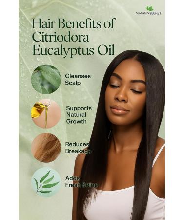 Citriodora Eucalyptus Essential Oil - Huge 4 OZ - 100% Pure & Natural Premium Grade Amber Glass Bottle and Dropper - Buy Online on GoSupps.com