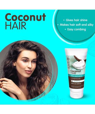  Dr. Sant Dr. Sante Extra Moisturizing Coconut Oil Conditioner for Dry & Broken Hair 300g - Buy Online on GoSupps.com