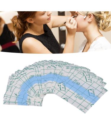 Garosa 100pcs Transparent Waterproof Makeup Hand Palette Stickers - Single Use Self-Adhesive for Home & Salon Use | Perfect for Professionals & Beginners - Buy Online on GoSupps.com