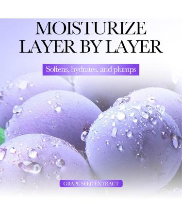 Grospe Grape Seed Face Cream - 1.76oz Anti-Aging Moisturizer with Vitamin E & Hyaluronic Acid Deep Hydration for Dry Skin Wrinkle Reducing Night Cream Non-Greasy Formula for Women & Men - Buy Online on GoSupps.com