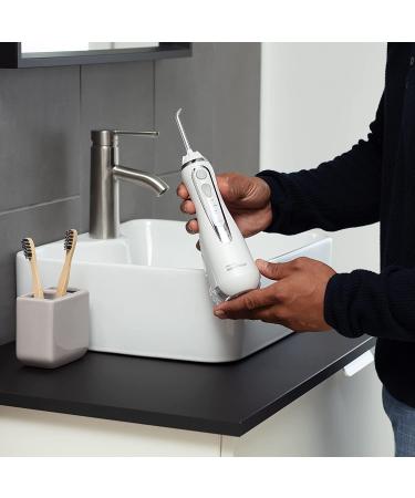 Waterpik Cordless Advanced Water Flosser - ADA Accepted, Rechargeable & Portable - White WP-560 - Buy Online on GoSupps.com