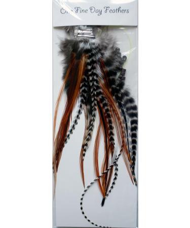 Real Feather Hair Extensions Kit - 25 Mini Fluffys + Rings/Loop + Instructions - Buy Online on GoSupps.com