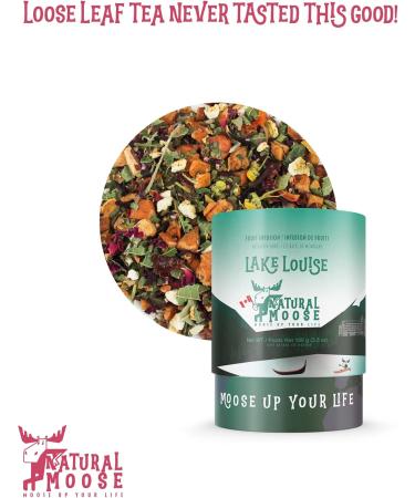 CANADIAN NATURAL MOOSE TEA TROTTER | Premium Loose Leaf Tea | Lake Louise - Mountain Herbs | 100g Lake Louse | Mountain Herbs 100g - Buy Online on GoSupps.com