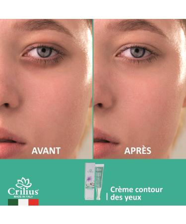  Crilius Anti-wrinkle eye cream eye contour cream anti-wrinkle cream for women with snail mucin vitamin C - Buy Online on GoSupps.com