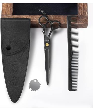 Ansnbo Professional 6 Inch Hair Cutting Scissors - Premium Stainless Steel Shears for Barber, Salon, and Home Use - Buy Online on GoSupps.com