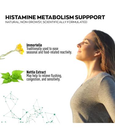 Granions Histamine Balance Complex - Quercetin with Bromelain NAC and Vitamin C - D-Hist Seasonal Histamine Blocker & Immune Support Supplement for Adults and Children - 60 Vegan Capsules Unflavored 60 Count (Pack of 1) - Buy Online on GoSupps.com