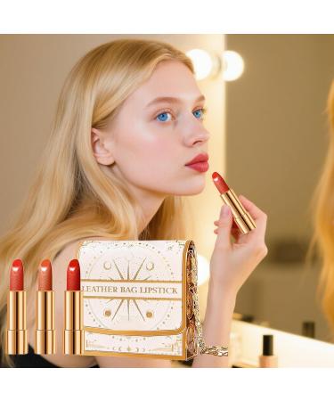  LearnLyrics Matte Lipstick for Women - 3 Shades Waterproof - Matte for Women Velvety Shade Waterproof Non-Sticky for Everyday Makeup and Winter Evenings - Buy Online on GoSupps.com