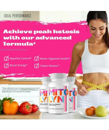 Mitolyn Weight Loss Pills Mitolyn Reviews Advanced Formula - Mitolyn Capsules Dietary Supplement for Maximum Strength All Natural Keto Pills Mitolyn Capsules Mito lyn Pills Reviews (1 Pack) - Buy Online on GoSupps.com