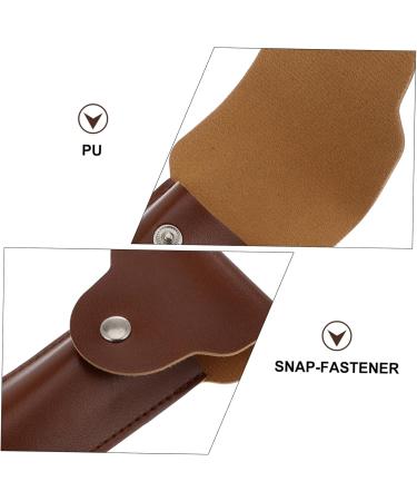 Minkissy 3-Piece Razor Set | PU Leather Shaver Bag & Safety Razor for Men | Stylish Leather Case for Grooming - Buy Online on GoSupps.com