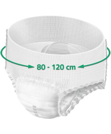 Molicare Premium Mobile Disposable Pants for Incontinence - Unisex 5 Drops Size M (80-120 cm Hip) - 112 Pieces - Discreet & Comfortable - Buy Online on GoSupps.com