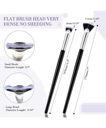 6 Pcs Fan Mascara Brush Set with Wooden Handle - Eyelash Makeup Tool for Women and Girls - Buy Online on GoSupps.com