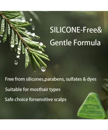  G n rique Nature Triangle Shampoo Bar Nature Seven Green Soap Shampoo natural plant-based solid shampoo gentle cleansing and nourishing care for healthy-looking hair - Buy Online on GoSupps.com